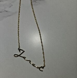 14K Yellow Gold Custom "Jared" necklace